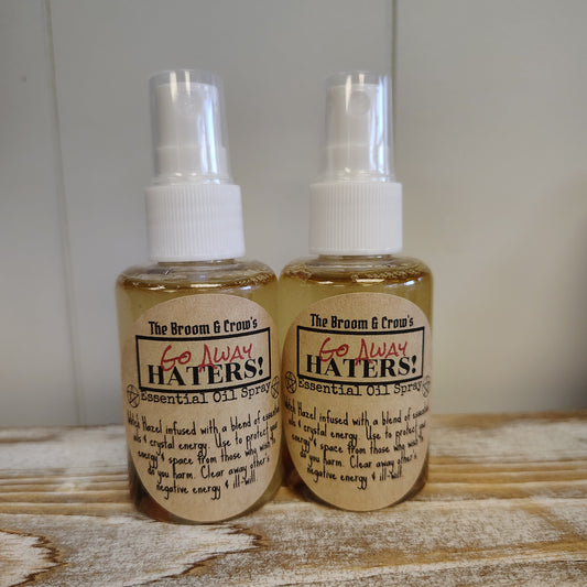 Go Away Haters! Essential Oil Spray