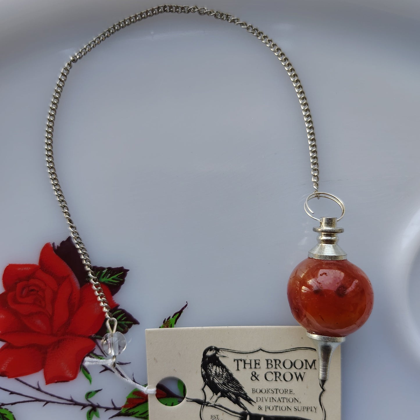 Carnelian Marble Pendulum