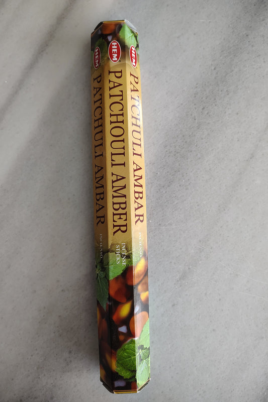 Patchouli Amber Incense Sticks