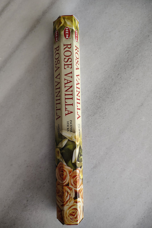 Rose Vanilla Incense Sticks